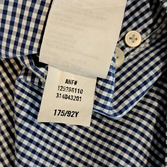 Abercrombie & Fitch Men's Small Long Sleeve Button Down Muscle Fit Plaid Shirt - Picture 9 of 15